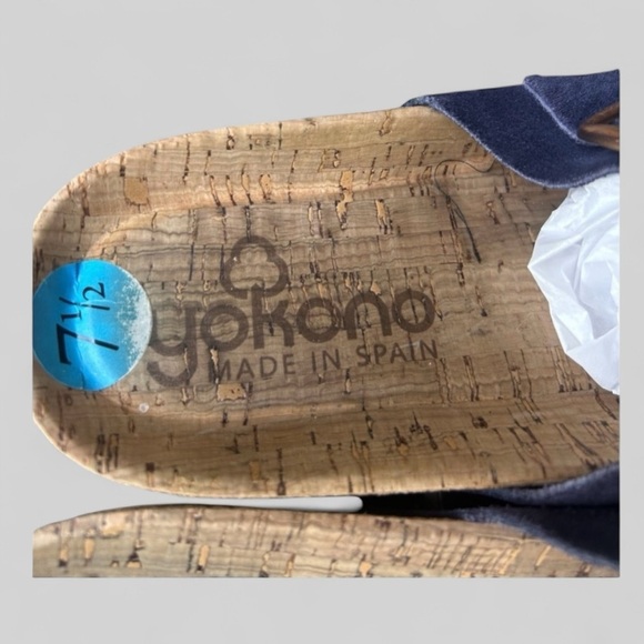 Yokono Sandals with leather upper and corken soles Made in Spain Womens Size 7.5 - Picture 4 of 7